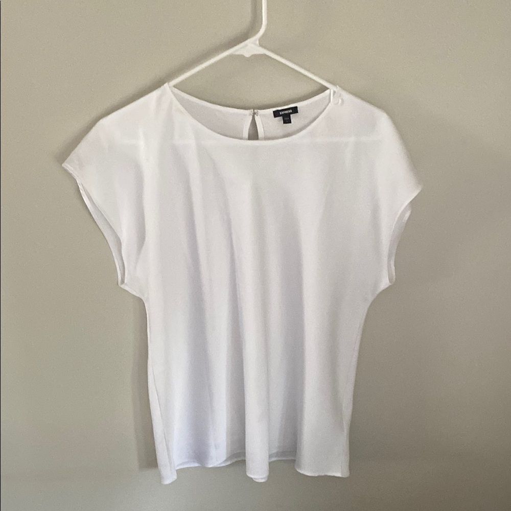 Express White Women's Top Gramercy style. Size Large.